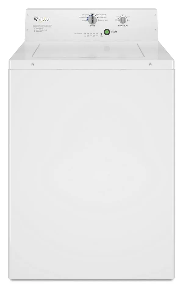 Whirlpool Commercial Top-Load Washer, Non-Vend in White CAE2795FQ