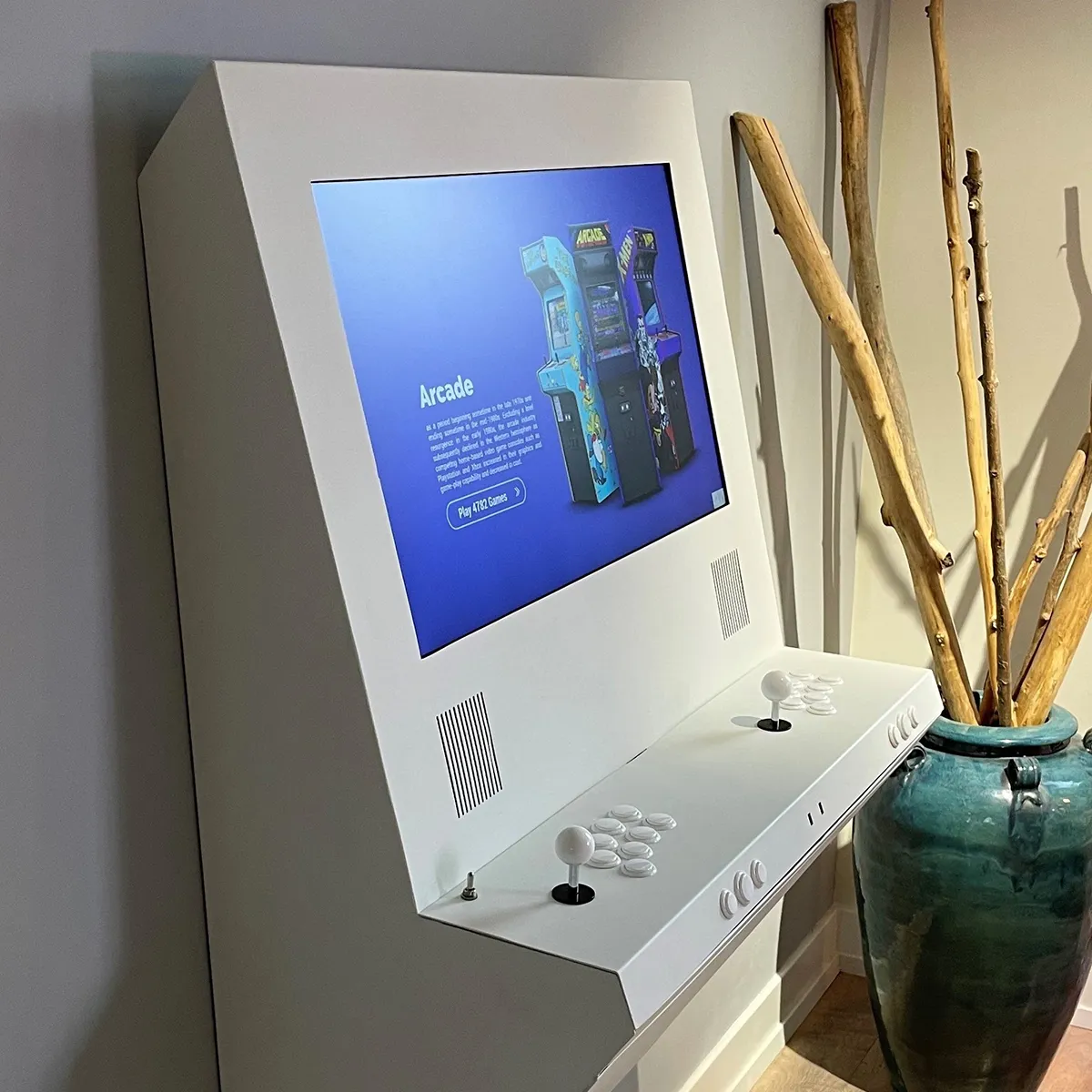 Wall Mounted Gaming PC - Black with Gaming Guns