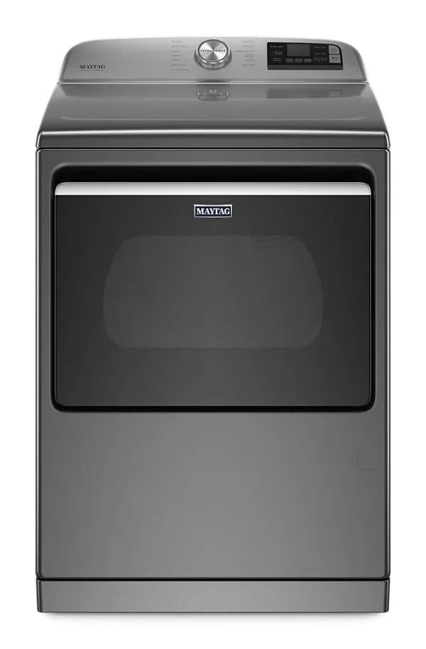 Maytag Smart Top Load Gas Dryer W/ Extra Power, 7.4 Cu. Ft. In Metallic Slate