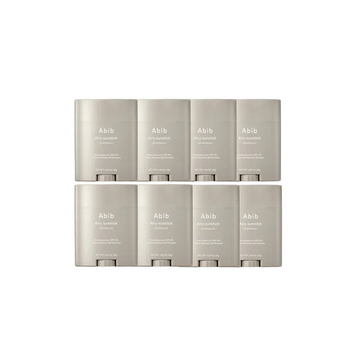 Abib Airy Sunstick Smoothing Bar SPF50+ PA++++ - 23g (8ea) Set