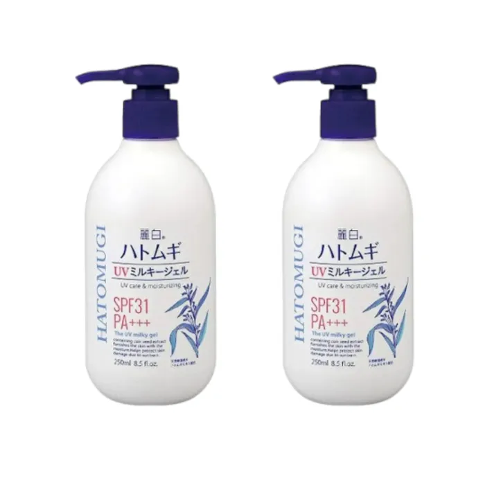 KUMANO COSME - Reihaku Hatomugi UV Milky Gel SPF31 PA+++ - 250g (2ea) Set