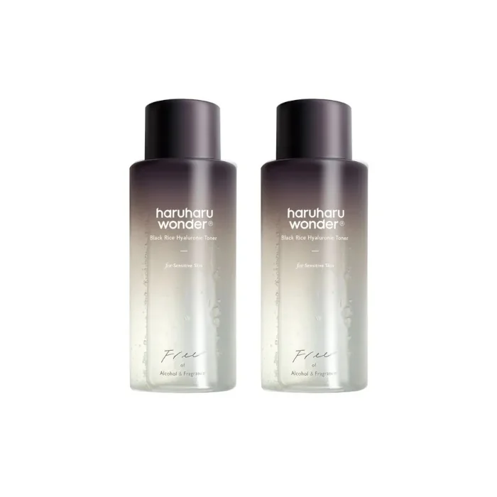 haruharu wonder - Black Rice Hyaluronic Toner - Fragrance Free - 300ml (2ea) Set