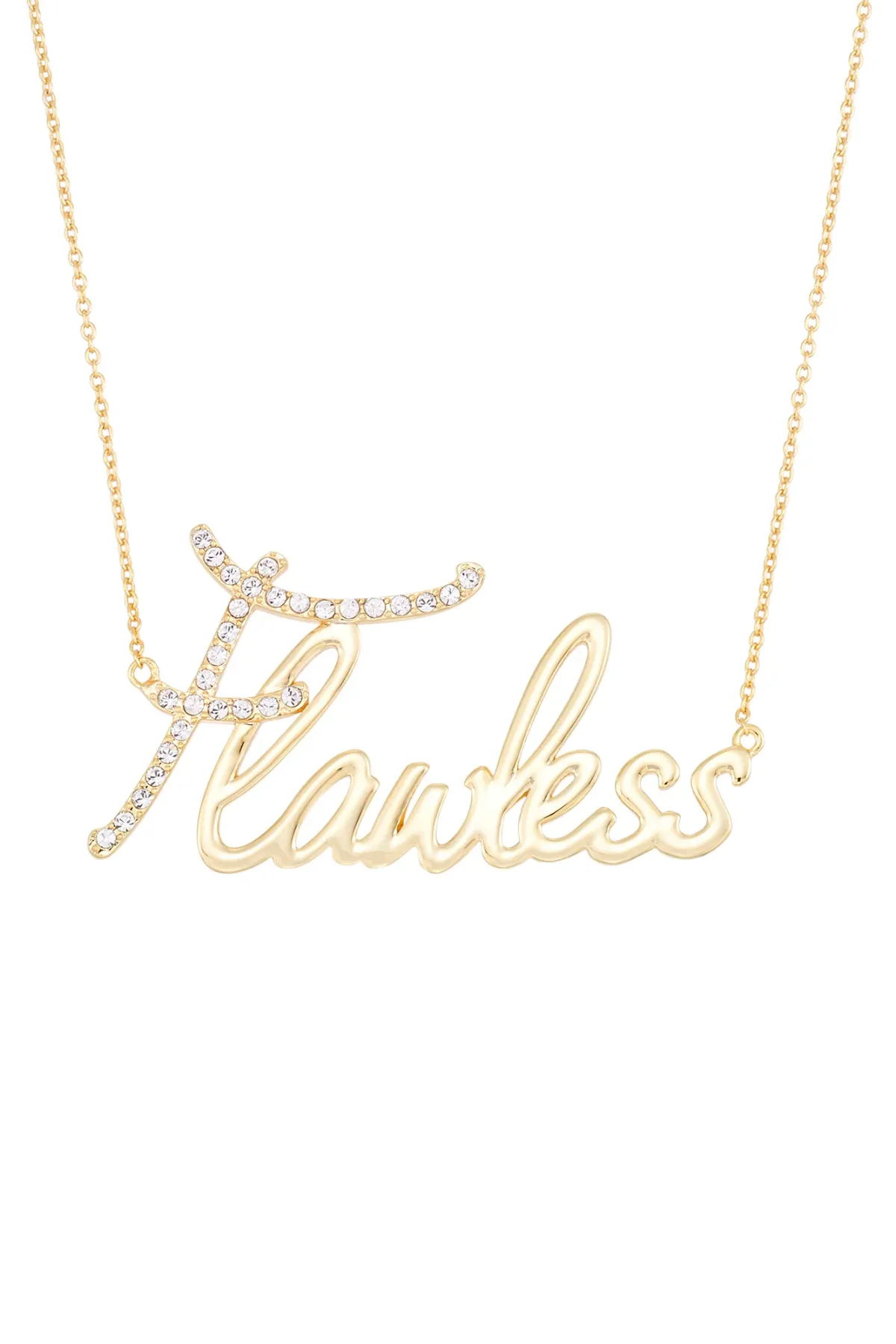 Flawless Nameplate Necklace