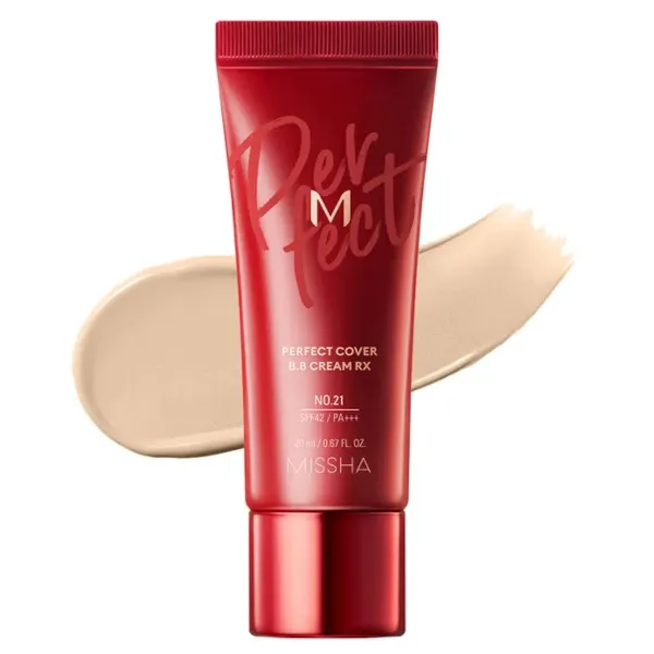 MISSHA - M Perfect Cover BB Cream RX SPF42 PA+++ - 20ml - #21 Light Beige