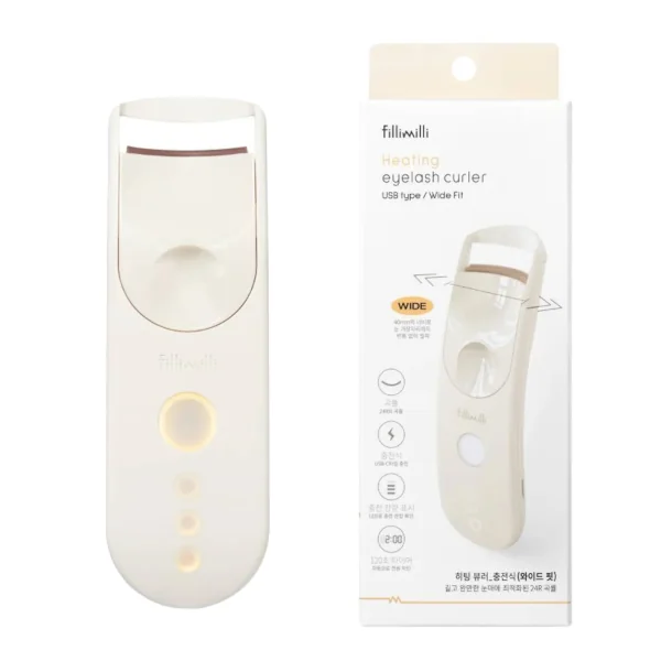 fillimilli - Heating Eyelash Curler (USB Type) (Wide Fit) - 1ea