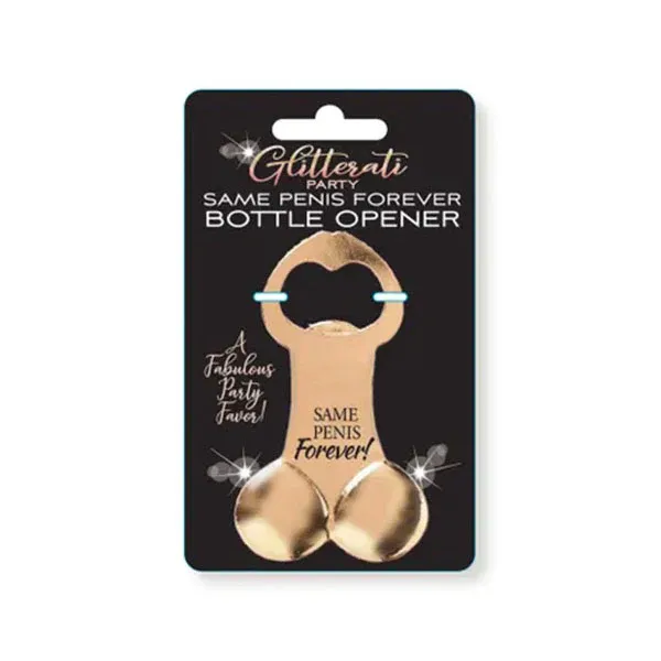 Glitterati Same Penis Forever Bottle Opener Novelty Bottle Opener