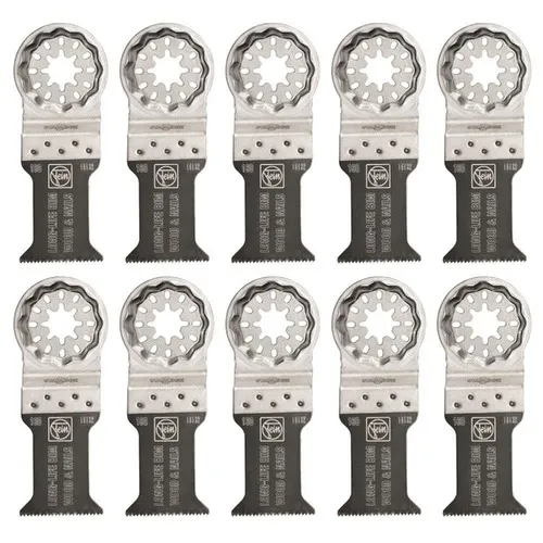 Fein 1-3/8 in. Long-Life Bi-Metal Oscillating E-Cut Saw Blade (10-Pack) - 63502160290