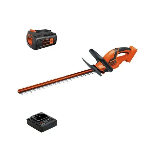 Black & Decker LHT2436 40V MAX Lithium-Ion 24 in. Cordless Hedge Trimmer Kit (1.5 Ah)