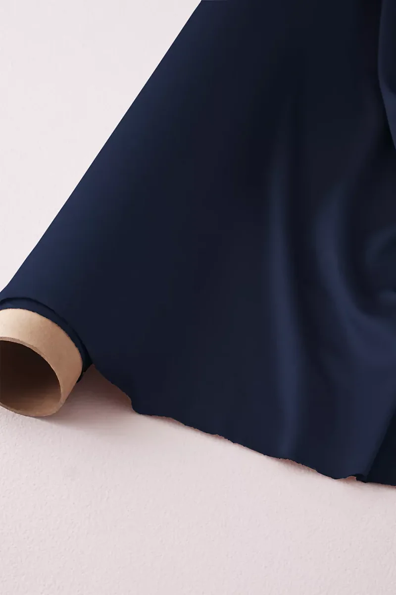 Db Essentials Stretch Charmeuse Fabric By The Yard in Marine Size: 1YD David's Bridal