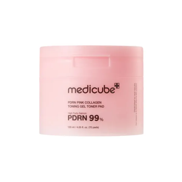 medicube - PDRN Pink Collagen Toning Gel Toner Pad - 120ml/70ea