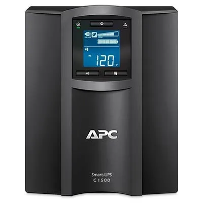 APC Smart-UPS SMC1500C 1500VA Tower with LCD Display 8-Outlet UPS Battery Backup and Surge Protector