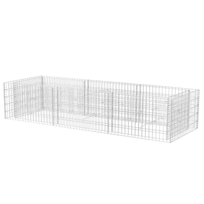Gabion Planter Steel 270 x 90 x 50 Cm