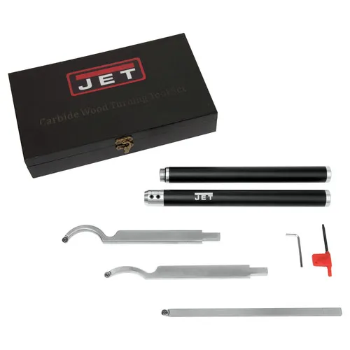 JET 5-Piece Woodturning Carbide Hollowing Chisels Set - JT9-719902