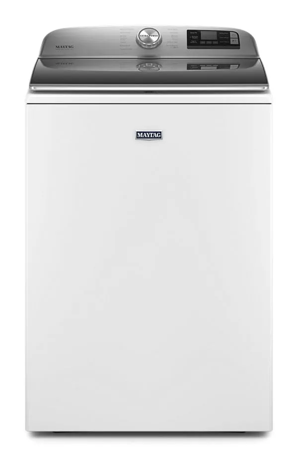 Maytag Smart Top Load Washer W/ Extra Power, 5.3 Cu. Ft. In White