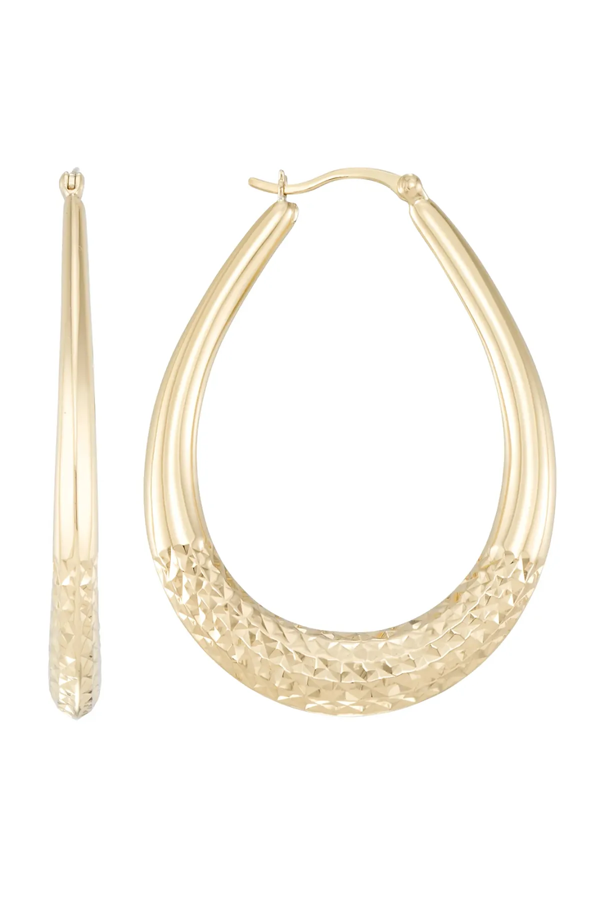 Pear Shape Hoops