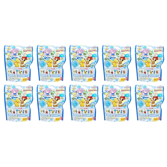 Bandai - Pokemon Figure Collection Surprised? Bath Ball - 1 pc (10ea) Set"