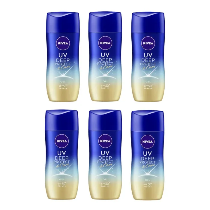 NIVEA Japan - UV Deep Protect & Care Gel SPF50+ PA++++ - 80g (6ea) Set
