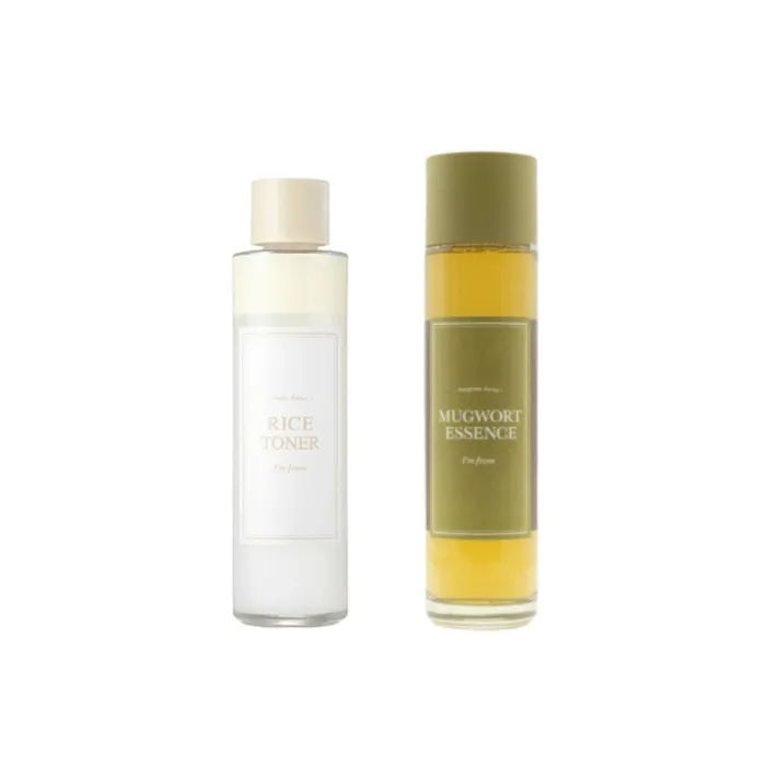 I'm From - Mugwort Essence - 160ml (1ea) + Rice Toner - 150ml (1ea) Set