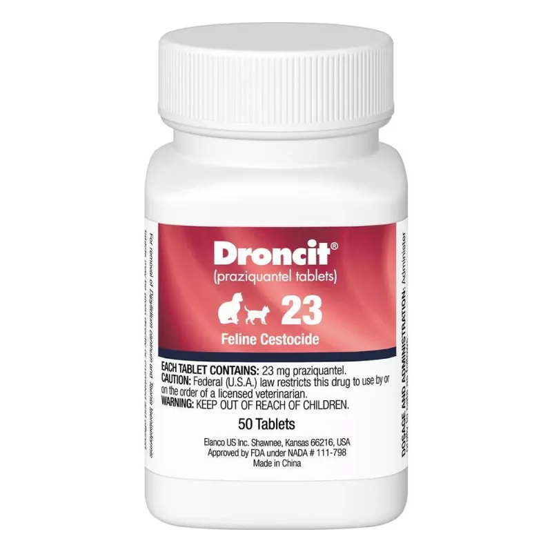 Droncit Tapewormer For Cats 1 Tablets