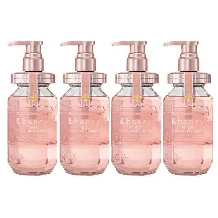 ViCREA - & honey Melty Moist Repair Shampoo Step1.0 - 440ml (4ea) Set