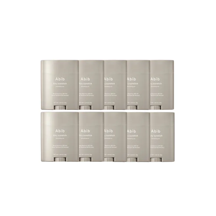 Abib Airy Sunstick Smoothing Bar SPF50+ PA++++ - 23g (10ea) Set