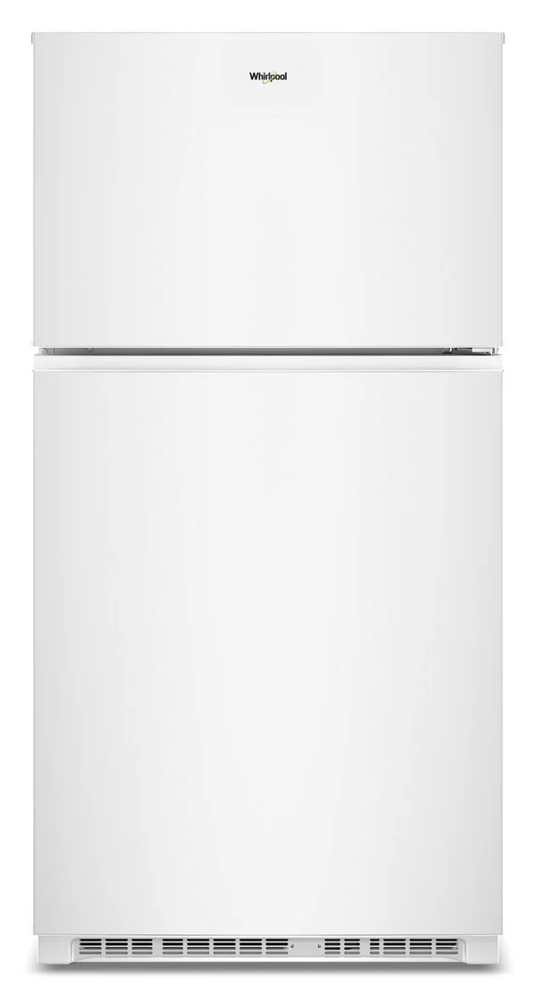 Whirlpool 32.8 in. Wide Top Freezer Refrigerator with Total Coverage Cooling in White 21.3 Cu. Ft.