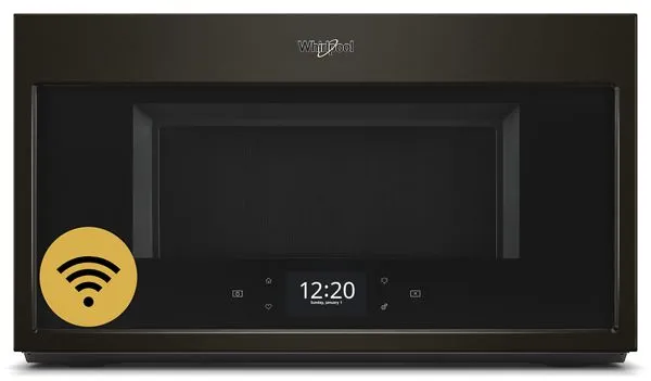 Whirlpool Smart Over-the-Range Microwave with Scan-to-Cook technology in Black 1.9 cu. ft. WMHA9019HV WMHA9019HV