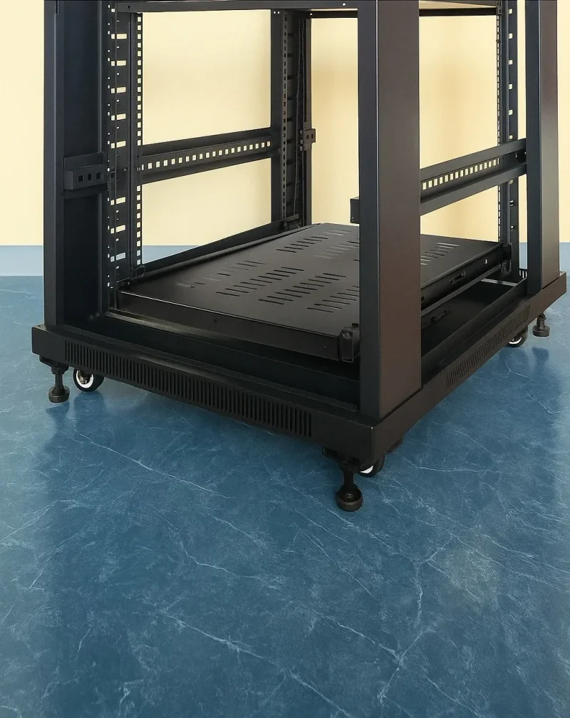 1U 1RU Sliding Shelf 26inch Inch Deep Vented for 19inch Rack System Server Cabinet