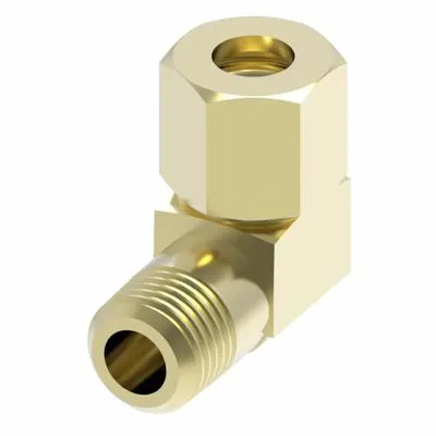 Weatherhead By Danfoss Compression 90 Male Elbow Brass