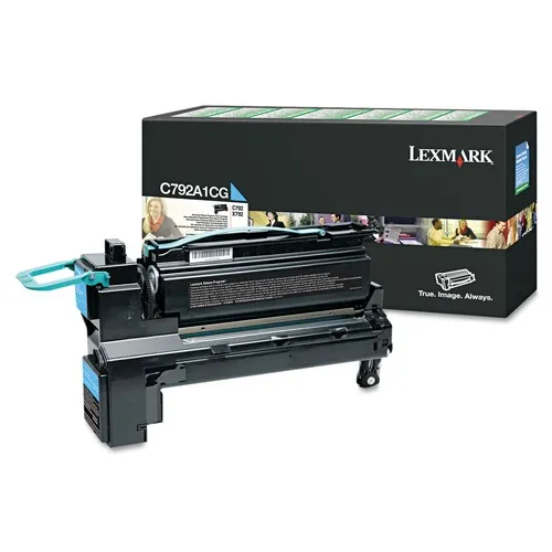Lexmark Return Program 6000 Page-Yield Toner - Cyan - C792A1CG