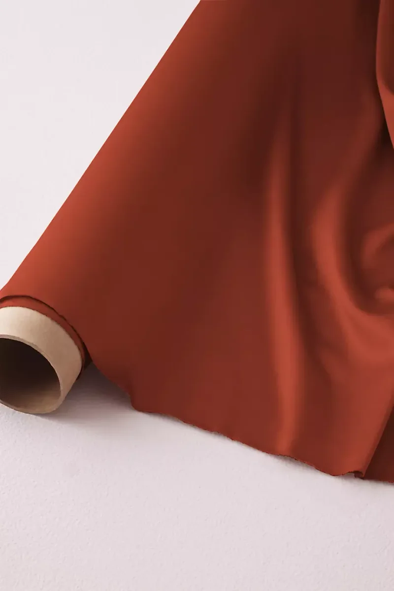 Db Essentials Stretch Charmeuse Fabric By The Yard in Cinnamon Size: 2YD David's Bridal