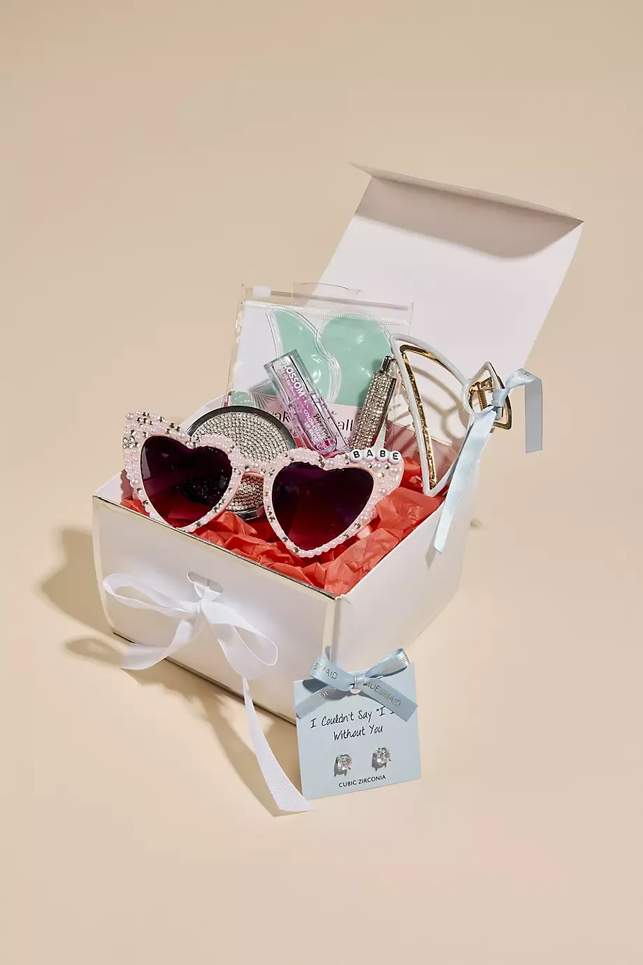 DB Studio Small Bridesmaids Gift Box in White David's Bridal