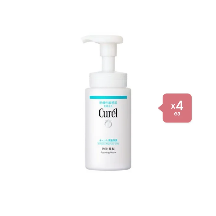 Kao - Curel Intensive Moisture Care Foaming Wash - 150ml 4pcs Set