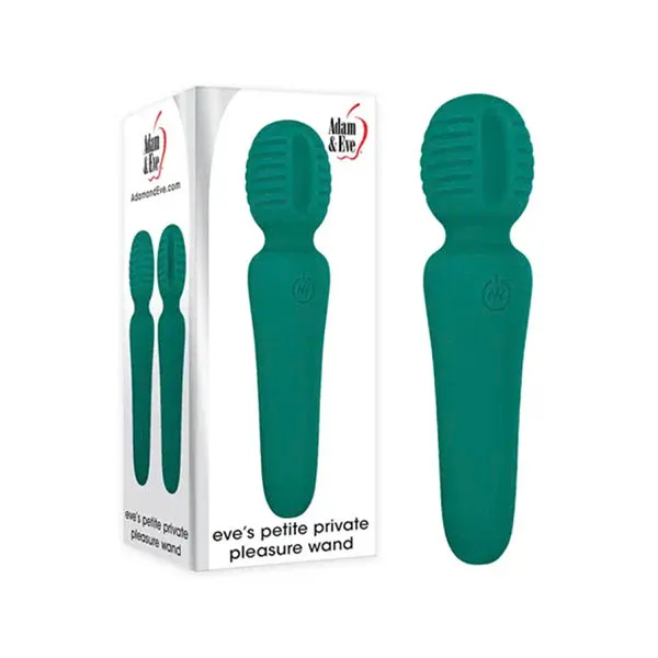 Adam And Eve Petite Private Pleasure Wand Usb Rechargeable Green