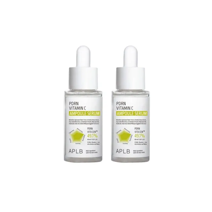 APLB - PDRN Vitamin C Ampoule Serum - 40ml (2ea) Set