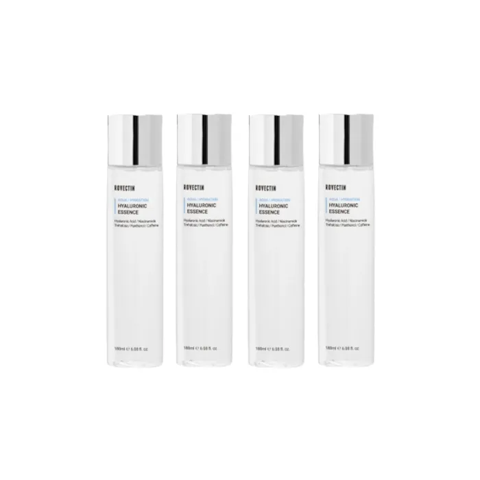 ROVECTIN - Aqua Hyaluronic Essence (New Version of Skin Essentials Activating Treatment Lotion) - 180ml (4ea) Set
