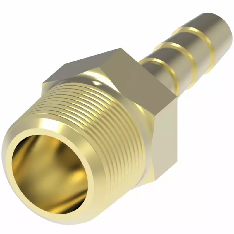 Weatherhead By Danfoss 105 B Series Field Attachable Hose Fittings Male Pipe Ptf Short 3/8 In Ptf Sae Short 8