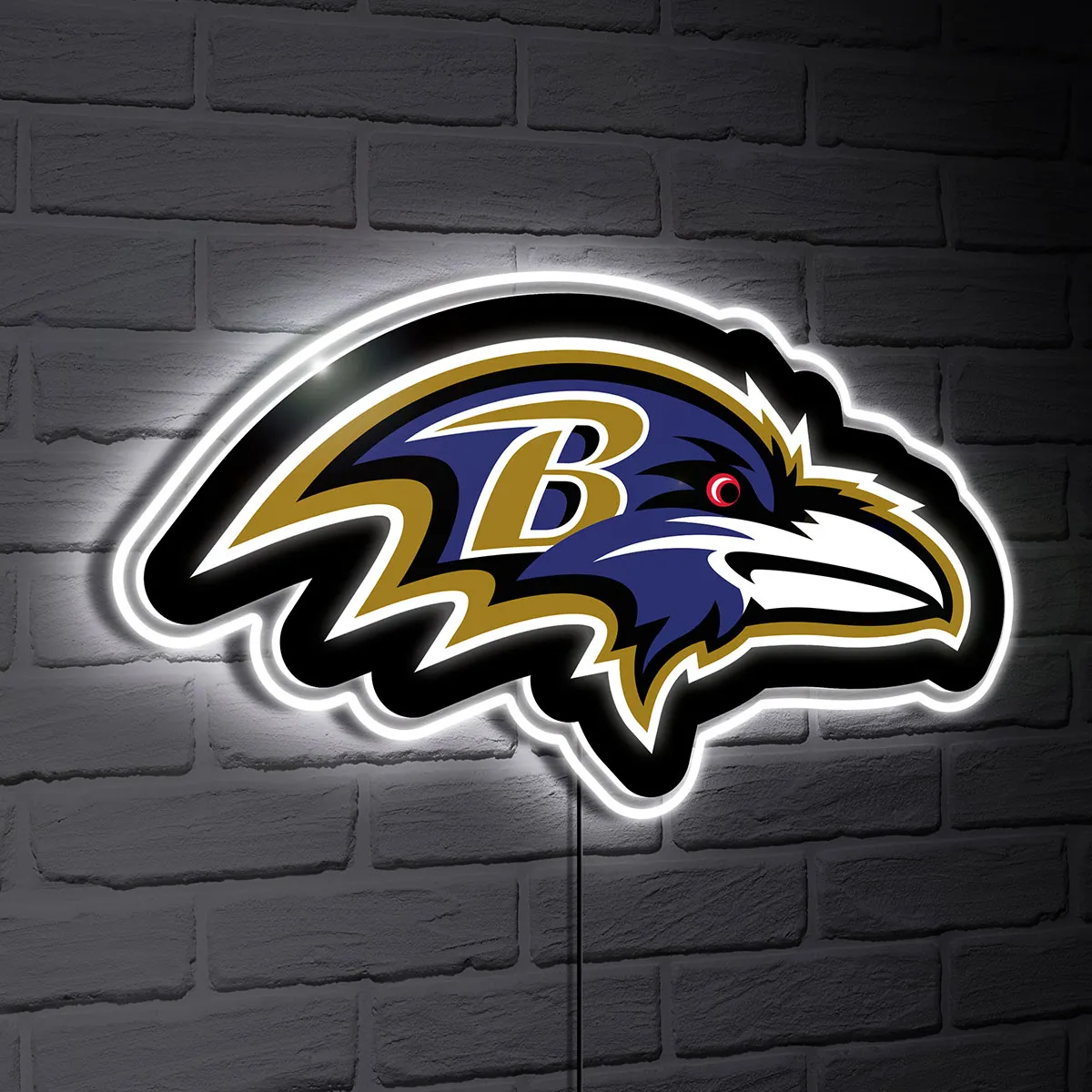 NFL Glazelite Wall Sign - Los Angeles Rams