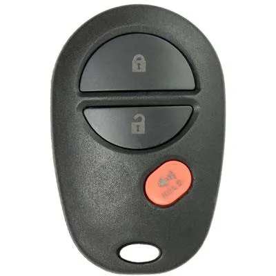 Three Button Key Fob Replacement Remote for Toyota Vehicles
