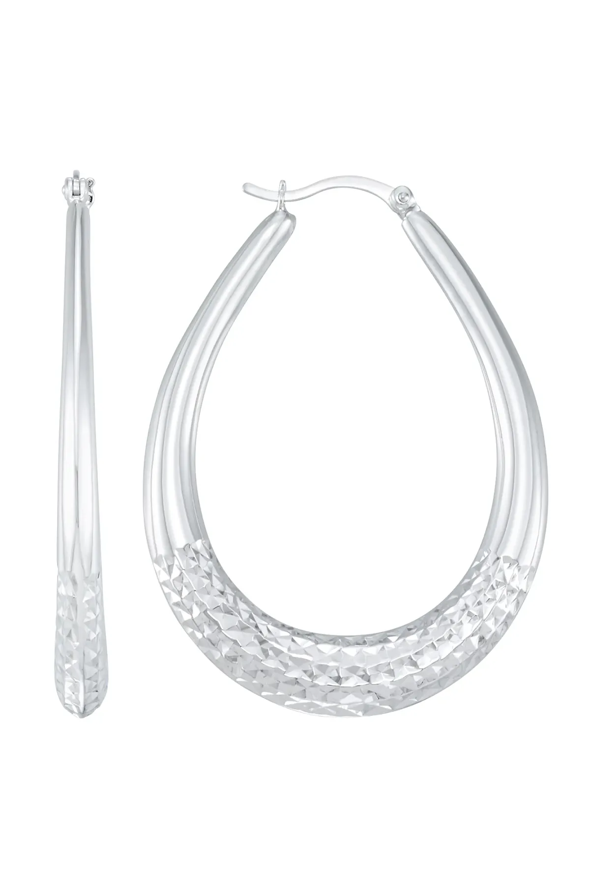 Pear Shape Hoops