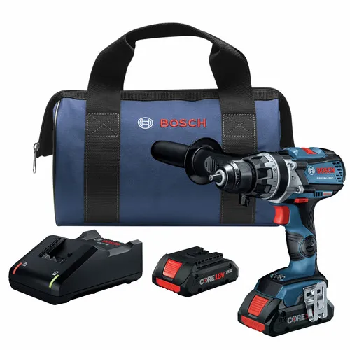 Bosch GSB18V-755CB25 18V Lithium-Ion Brute Tough Connected Ready 1/2 in. Cordless Hammer Drill Kit (4 Ah)