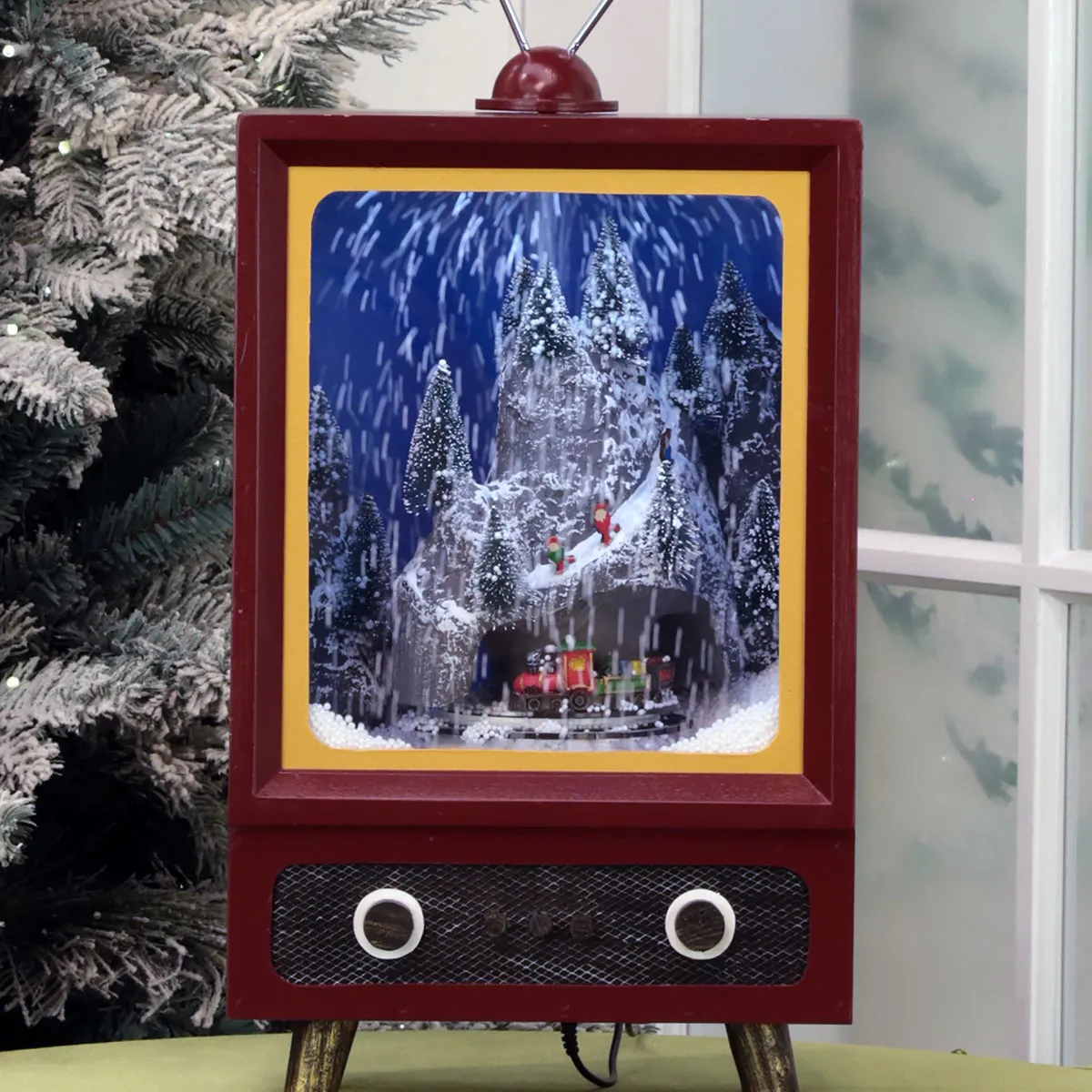 Snowing Retro TV