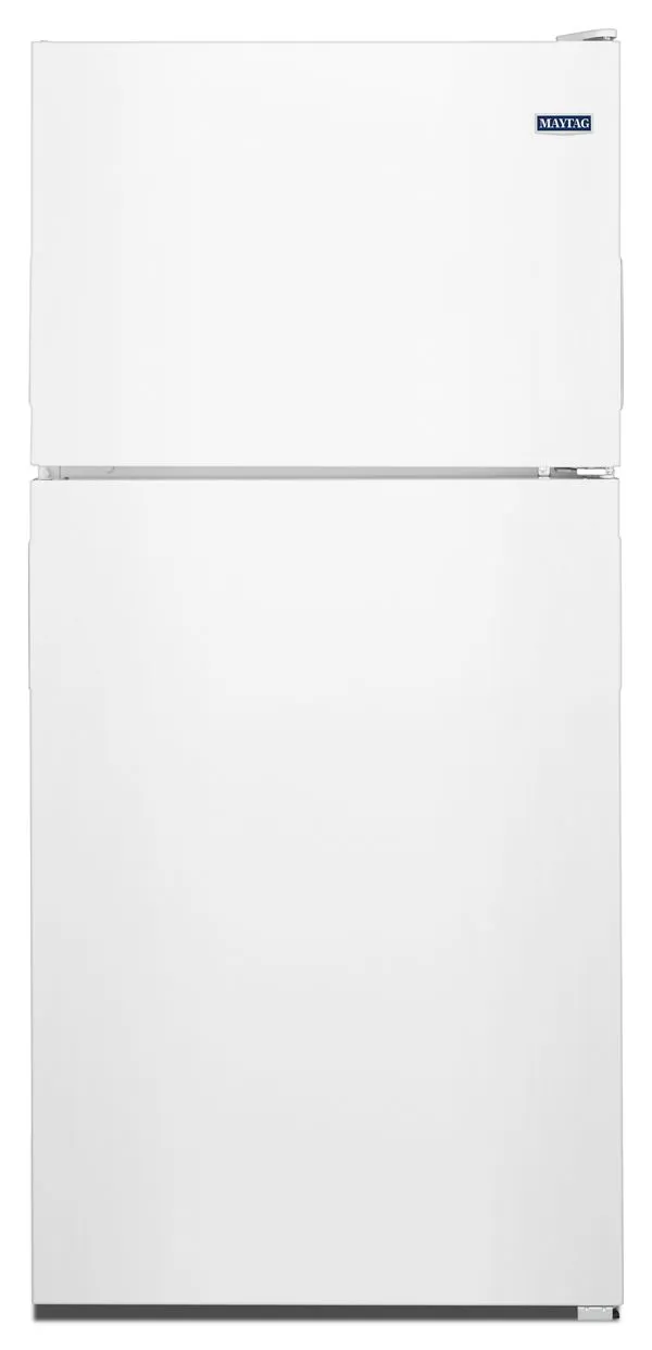 Maytag 33 In. Wide Top Freezer Refrigerator W/ Powercold Feature, 21 Cu. Ft. In White Ice