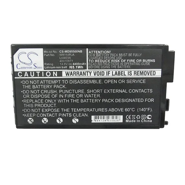 Cameron Sino Md95500Nb 4400Mah Battery For Medion Notebook Laptop