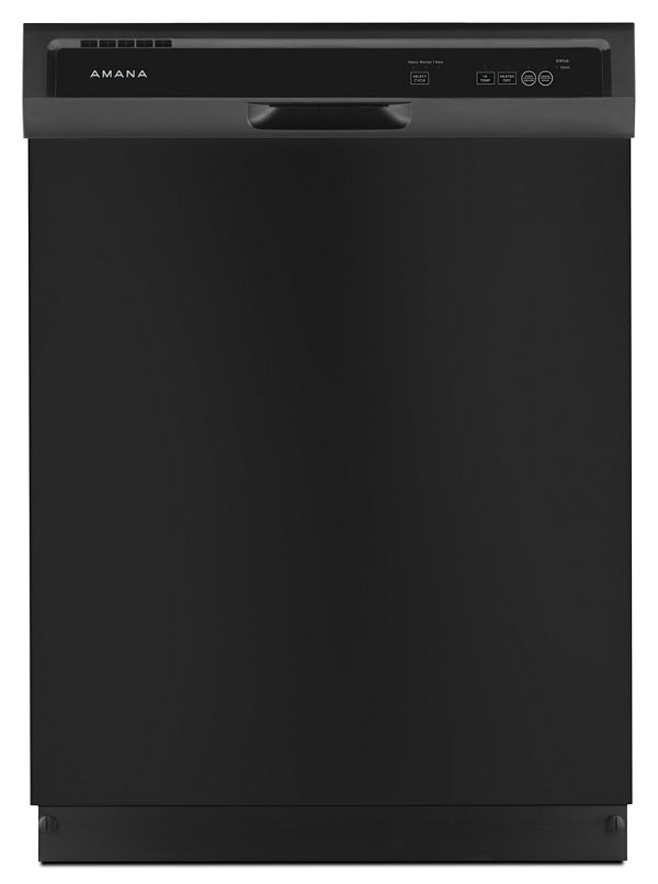 Amana Dishwasher with Triple Filter Wash System in Black