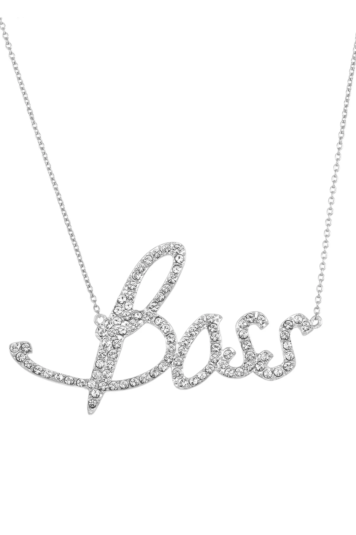 Boss Nameplate Necklace - Extra Large