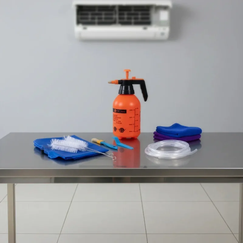 Air Conditioner Cleaning Cover Bag Kit and Leakproof Waterproof Dust Protection for Split Systems