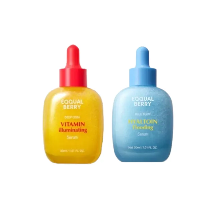 EQQUALBERRY - Vitamin Illuminating Serum - 30ml (1ea) + Hyaltoin Flooding Serum - 30ml (1ea) Set