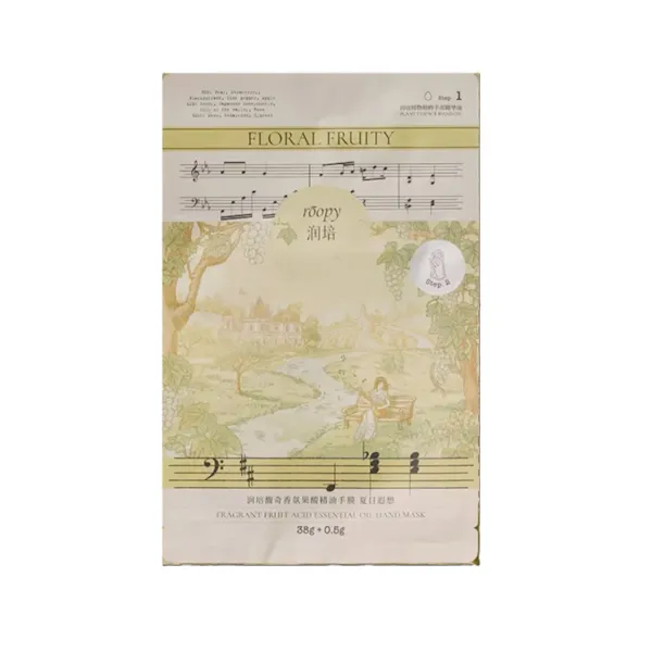 Roopy - Floral Fragrant Fruit Acid Essential Oil Hand Mask - 3pcs - Floral Fruiity