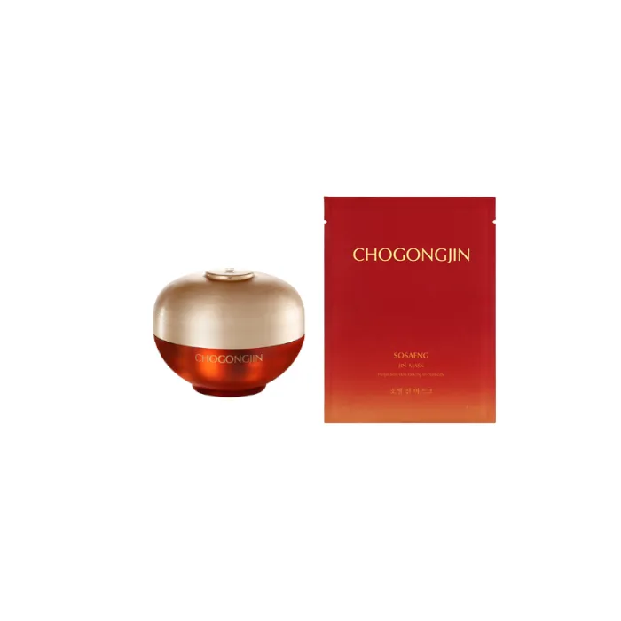 MISSHA Chogongjin Sosaeng Jin Cream - 60ml x MISSHA - Chogongjin Sosaeng Jin Mask - 40g